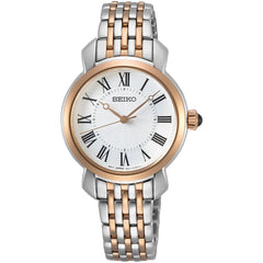 Seiko Women's Quartz Watch - Silver Tone Dial TT Stainless Steel Bracelet | SUR628P1