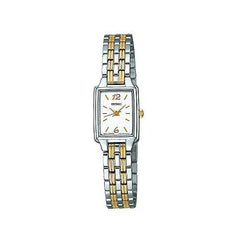 Seiko Women's Rectangular Face Bracelet Watch SXGL59