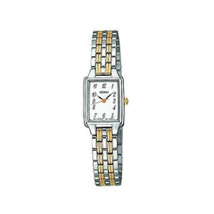 Seiko Women's Rectangular Face Bracelet Watch SXGL61