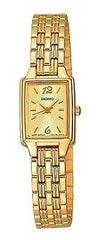 Seiko Women's Rectangular Face Bracelet Watch SXGL62