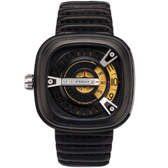 SevenFriday Men's Automatic Watch - M Series Black Dial Stainless Steel Case | M2-01