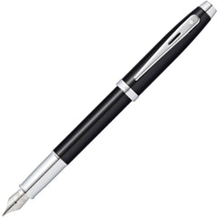 Sheaffer 100 Fountain Pen - Glossy Black Lacquer Medium Nib | E0933853-30