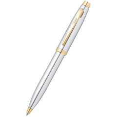 Sheaffer Ballpoint Pen - 100 Bright Chrome Finish with Gold-Tone Trim | E2934051