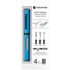 Sheaffer Calligraphy Mini Kit - Blue Pen with Assorted Nibs and Inks | 93403-2