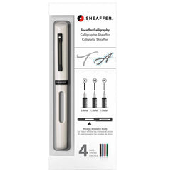 Sheaffer Calligraphy Mini Kit - White Pen with Assorted Nibs and Inks | 93403-1
