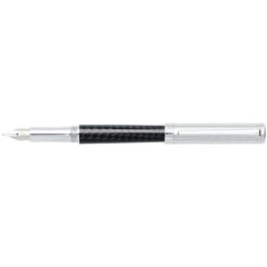 Sheaffer Fountain Pen - Intensity Chrome Cap Carbon Fiber Barrel, Medium | E0923943