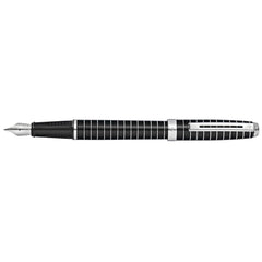Sheaffer Fountain Pen - Prelude Cigar-Shaped Black Lacquer Finish, Fine Nib | E0916443