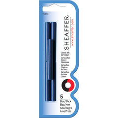 Sheaffer Ink Cartridges - Skrip Fountain Pen Blue and Black 5 Pieces | 96310