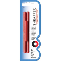 Sheaffer Ink Cartridges - Skrip Fountain Pen Red 5 Pieces | 96340