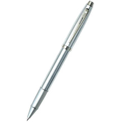 Sheaffer Rollerball Pen - 100 Brushed Chrome Barrel Finish with Smooth Grip | E1930651