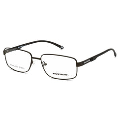 Skechers Men's Eyeglasses - Shiny Dark Green Full Rim Frame Clear Lens | SE3271 096