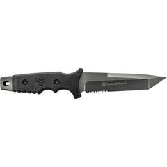 Smith and Wesson Fixed Knife - Special Ops Partially Serrated Edge Blade | SW7S