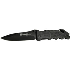 Smith & Wesson Folding Knife - Border Guard Black Coated Aluminum Handle | SWBG1