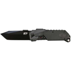 Smith and Wesson Folding Knife - M&P M.A.G.I.C. Black Plain Tanto Blade | SWMP9BT