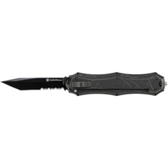 Smith & Wesson Folding Pocket Knife - Tanto Point Blade Aluminum Handle | OTF9TBS