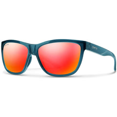Smith Women's Sunglasses - Orange Lens Blue Square Frame | SMITH ECLIPSESAM 0OXZ/X6
