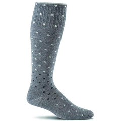 Sockwell Knee High Socks - On the Spot Graduated Compression, Charcoal | SW3W