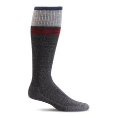 Sockwell Men's Knee High Socks - Sportster Graduated Compression, Charcoal | SW19M