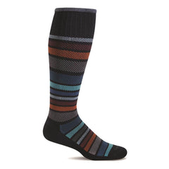 Sockwell Men's Knee High Socks - Twillful Graduated Compression, Navy | SW27M