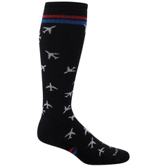Sockwell Men's Socks - In Flight Graduated Compression, Black, L/XL | SW56M-900-LXL