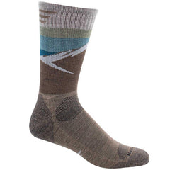 Sockwell Men's Socks - Modern Mountain Crew Compression, Khaki, L/XL | SW98M-030-LXL
