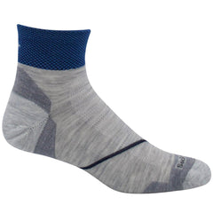 Sockwell Men's Socks - Pulse Quarter Firm Compression, Ash, L/XL | SW87M-805-LXL
