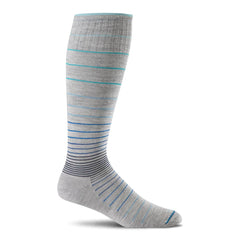 Sockwell Women's Knee High Socks - Circulator Graduated Compression, Grey | SW1W