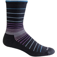 Sockwell Women's Socks - Circulator Crew Compression, Black Multi, M/L | SW119W-901-ML