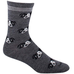 Sockwell Women's Socks - Cuddle Buddy Comfort Crew, Charcoal, M/L | LD179W-850-ML