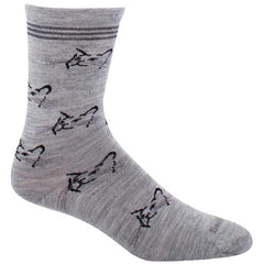 Sockwell Women's Socks - Cuddle Kitty Essential Comfort, Grey, M/L | LD176W-800-ML