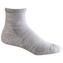 Sockwell Women's Socks - Elevate Quarter Moderate Compression, Ash, S/M | SW84W-805-SM
