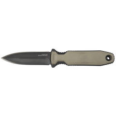 SOG Fixed Knife - Pentagon Fx Plain Blade Black and Grey G10 Handle | 17-61-04-57