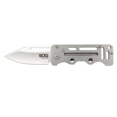 SOG Folding Knife - Cash Card Clip Point Satin Finish Stainless Steel Blade | EZ1-CP