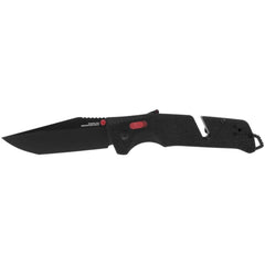 SOG Folding Knife - Trident At Tanto Blade Shape Black and Red Handle | 11-12-04-41