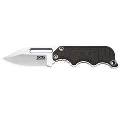 SOG Knife - Instinct Mini Clip Point Fixed Steel Blade with G10 Handle | NB1002-CP