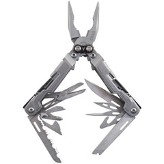 SOG Mini Multi-Tool - PowerPint Silver Stainless Steel with 18 Tools | PP1001-CP