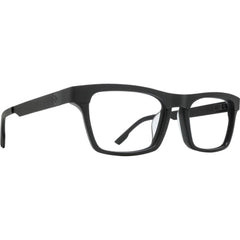 Spy Men's Eyeglasses - Full Rim Matte Black Plastic Square Frame | SPY ZADE MATT BLACK