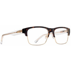 Spy Men's Eyeglasses - Plastic Square Shaped Frame | SPY BRODY 5050 DK TORT CRYSTAL