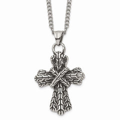 Stainless Steel Antique Cross Necklace