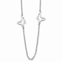 Stainless Steel Butterfly Necklace