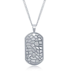 Stainless Steel Designed Dog Tag with Chain