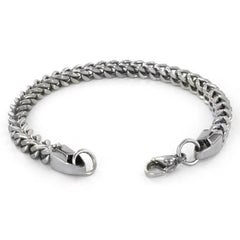 Stainless Steel Franco Chain Bracelet, 9