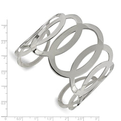 Stainless Steel Polished 58.00mm Cuff Bangle
