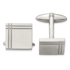 Stainless Steel Polished Cufflinks