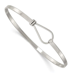 Stainless Steel Polished Flexible 3mm Bangle