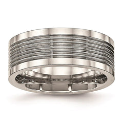 Stainless Steel Polished Grooved Comfort Back Ring