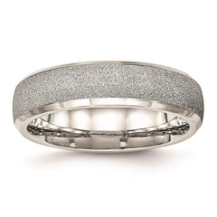 Stainless Steel Polished Laser Cut Ring