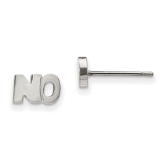 Stainless Steel Polished NO Post Earrings