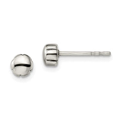 Stainless Steel Polished Post Earrings