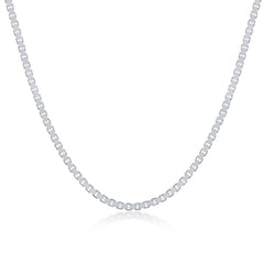 Sterling Silver 1.8mm Box Chain, 20